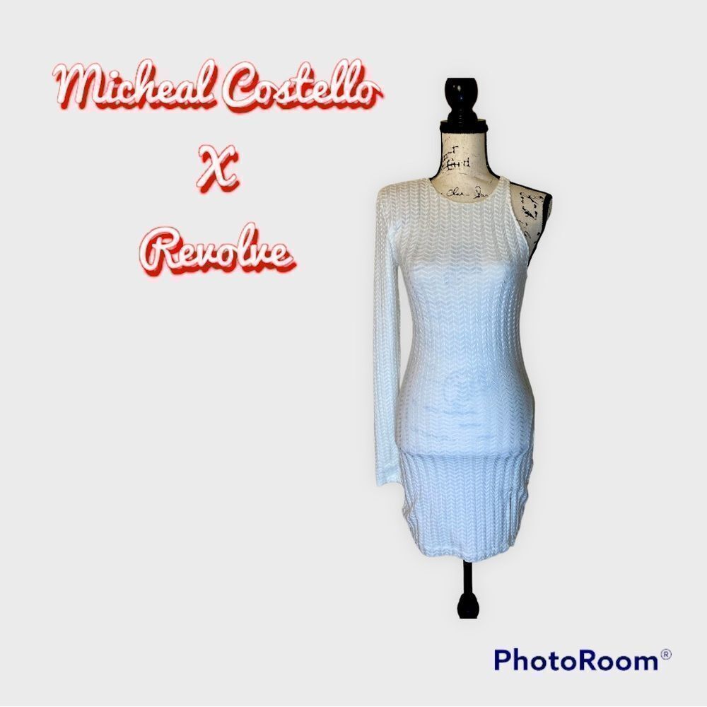 Micheal Costello X Revolve Bodycon One Sleeve Dress